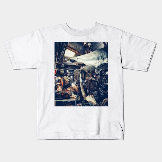 Sea Shack Kids T-Shirt by goodieg